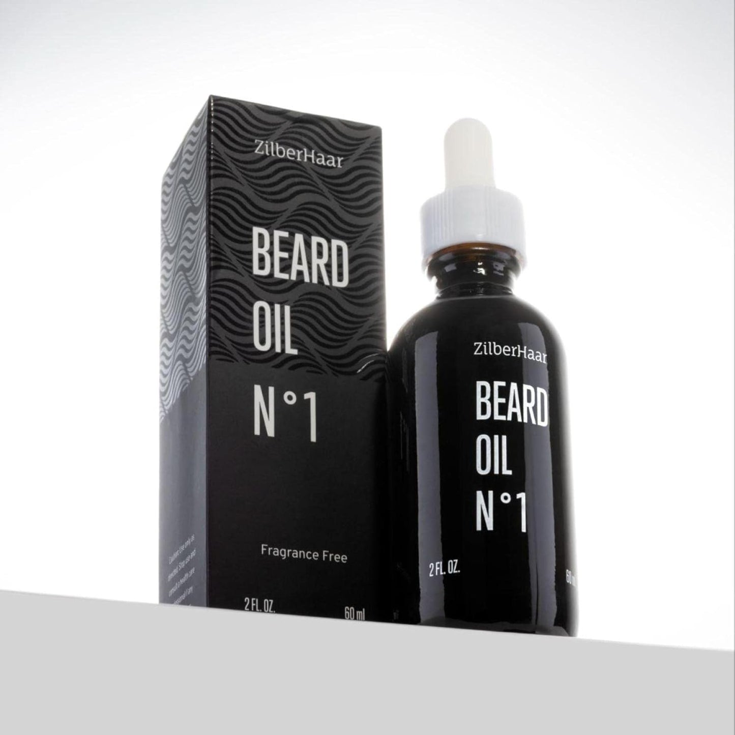 ZilberHaar Beard Oil - Organic Moroccan Jojoba & Argan Oil for Natural Growth | 2 oz