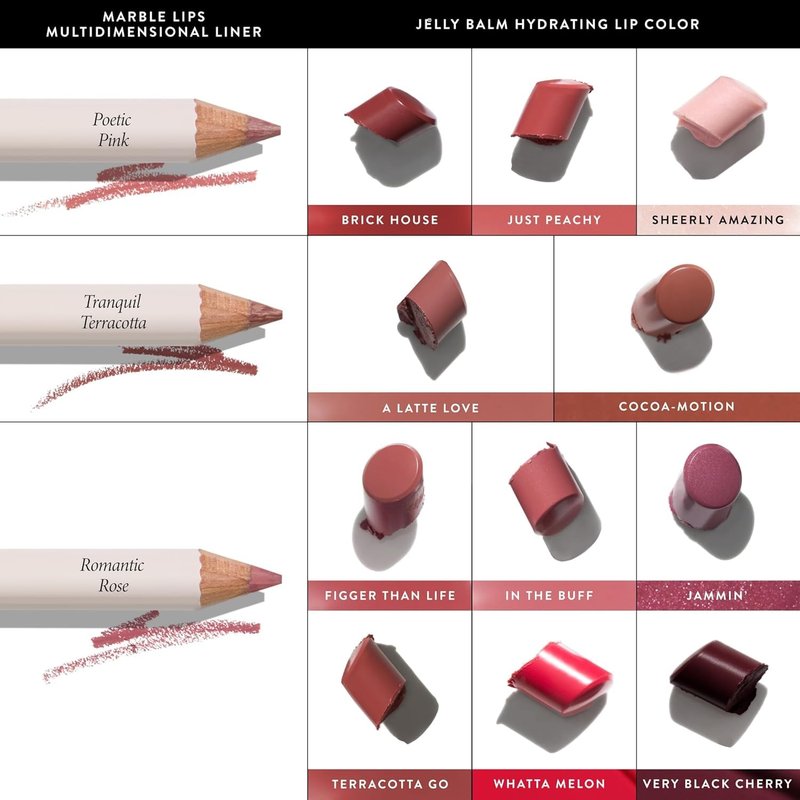 Laura Geller Jelly Balm Tinted Lip Color - Cocoa-Motion | Hydrating Vitamin E, Semi-Shine Finish