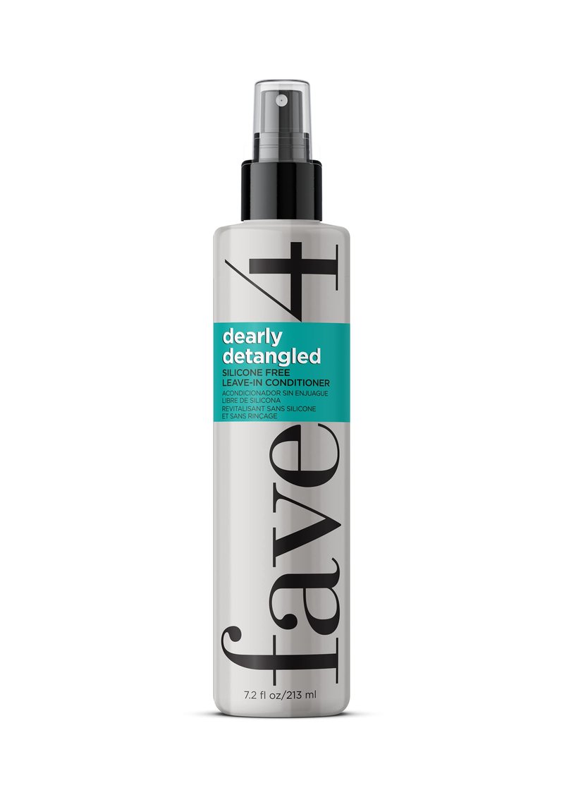 fave4 hair Dearly Detangled Leave In Conditioner & Detangler Spray, Silicone Free, 7.2 fl oz