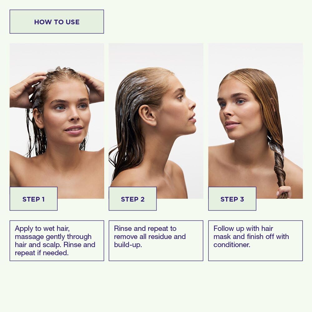 Maria Nila Sheer Silver, Silver/Purple Shampoo, Neutralizes Brassy Yellow/Golden Shades in Blonde, White & Grey Hairs, Violet Pigments Gives Cool Tone, 100% Vegan & Sulfate/Paraben free, 11.8 Fl Oz