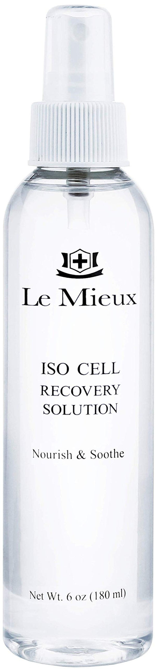 Le Mieux Iso-Cell Recovery Solution Facial Toner - Soothing Face Mist, Hydrating Amino Acid & Mineral Spray to Help Calm Post-Treatment Skin, No Parabens or Sulfates (6 oz / 180 ml)