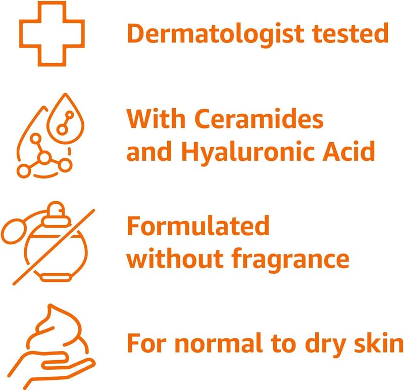 Moisturizing Cream for Face & Body - Fragrance-Free, Hydrating with Ceramides | 16 Oz