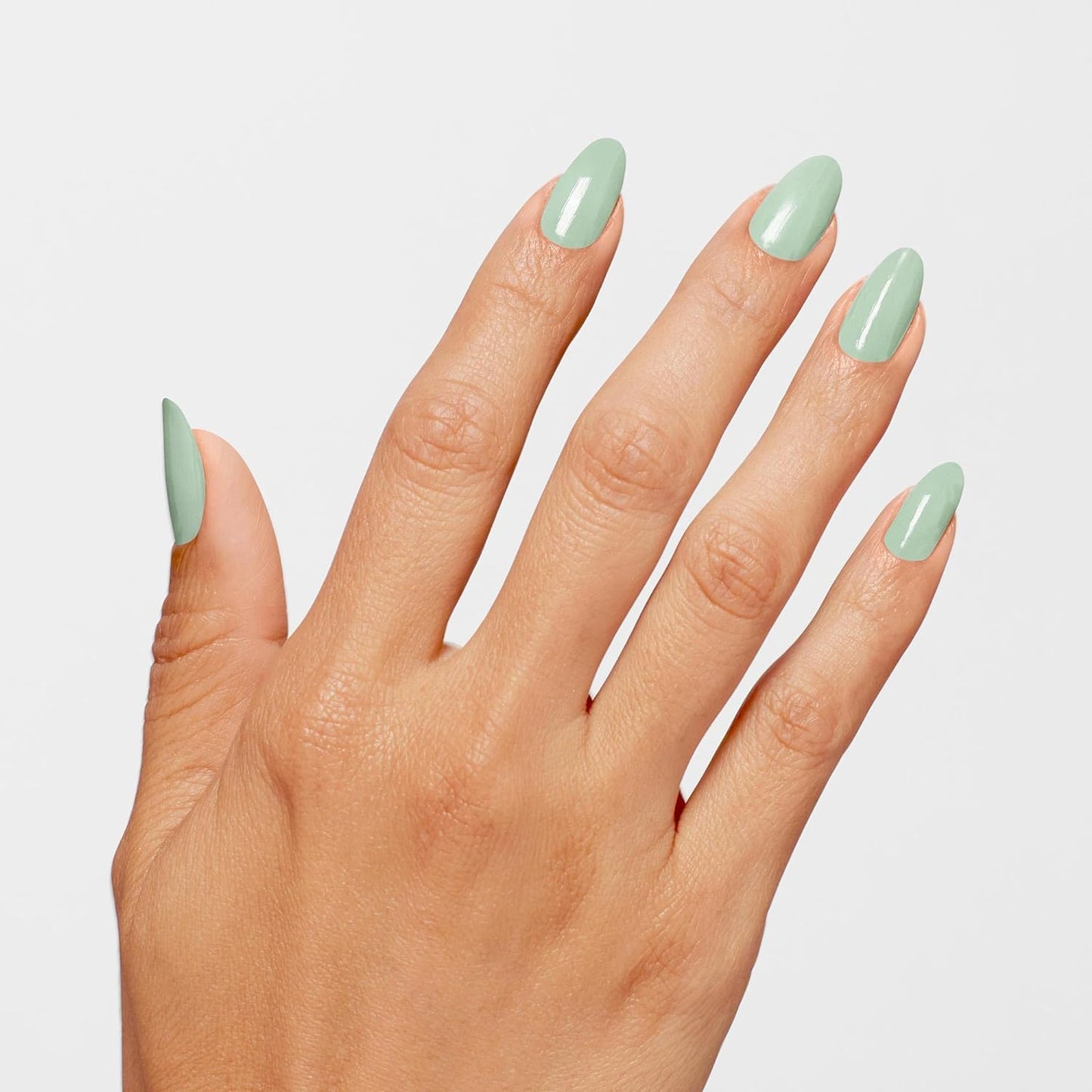 OPI Infinite Shine In Mint Condition | Opaque Soft Green Crème Long Wear Gel Like Nail Polish | Vegan, Long Lasting, Streak Free