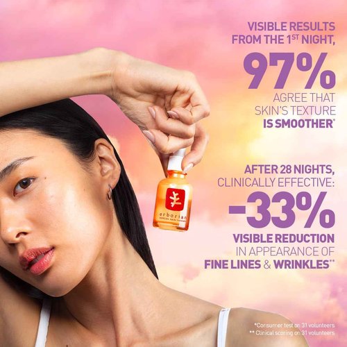 Erborian Multi-Perfecting Milky Night Serum, Skin Therapy, for Wrinkles & Fine Lines, Texture, Evenness - Visible Results after 1st Night - Hydrating with 10% PHA, Hyaluronic Acid - Korean Skincare