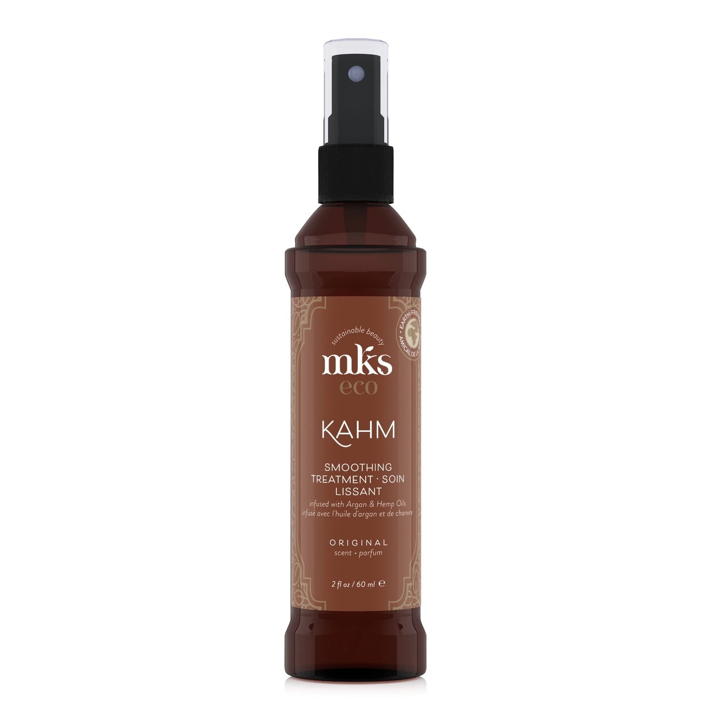 MKS eco Kahm Smoothing Treatment, Original Scent - 2 fl oz - Hair Smoothing Treatment - Vegetable Keratin Protein, Moroccan Argan Oil, Hemp Seed Oil - Vegan & Cruelty Free
