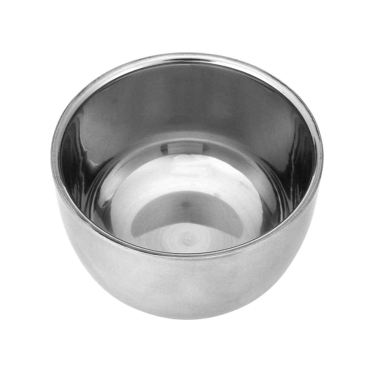 Wismee 3 In 1 Shaving Brush Set Shaving Soap Bowl & Shaving Stand & Badger Hair Shaving Brush Kit Shaving Cleaning Tool for Men (Silver+soap)