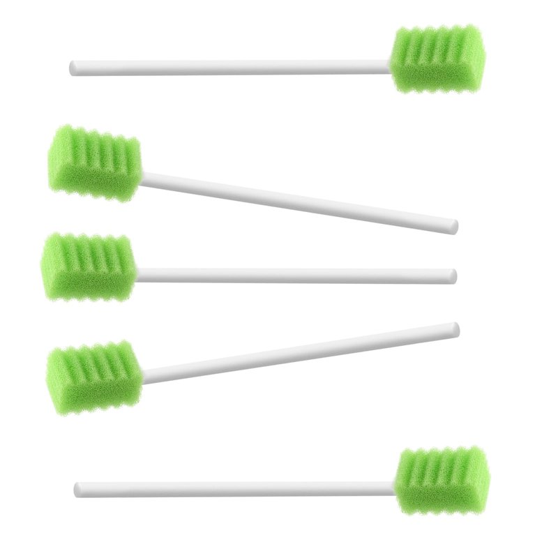 (250 PCS) JIESI Disposable Oral Swabs,Sterile Sponge Mouth Swabs(Blue)