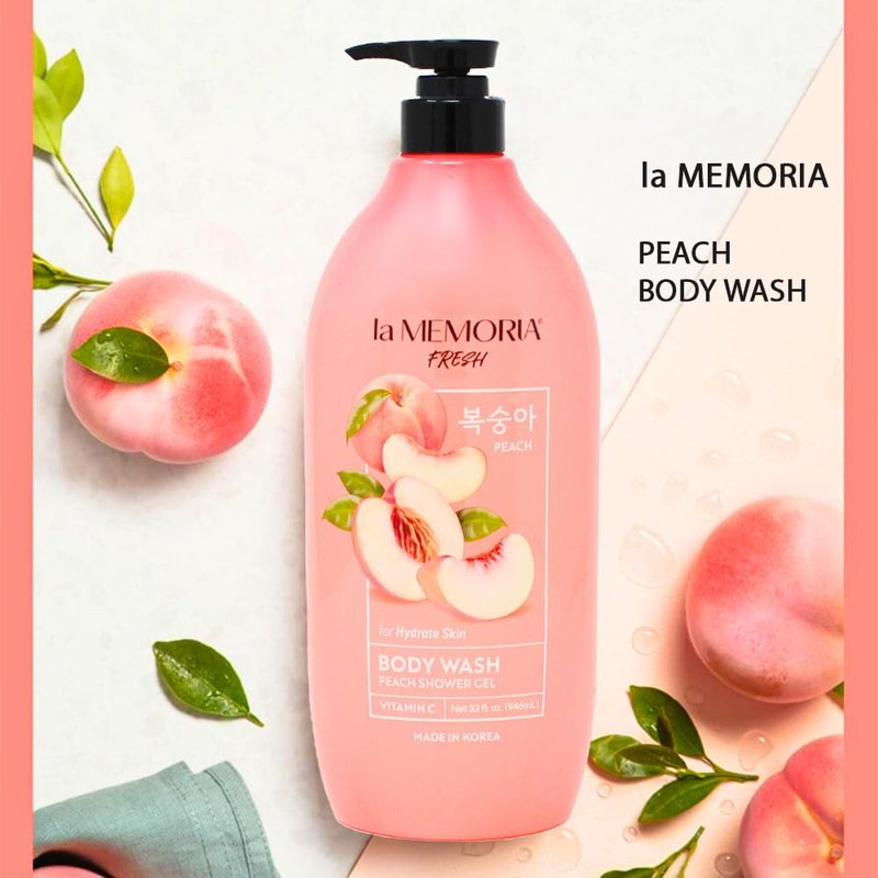 SHOWERMATE la MEMORIA Fresh Fruit Body Wash 32 fl oz, 946 ml (Lime)