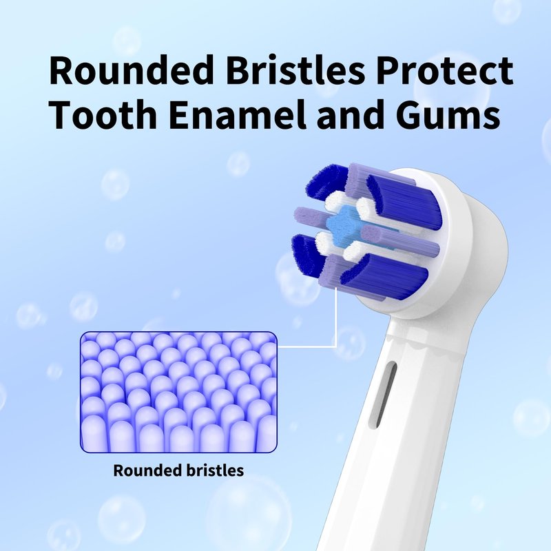 10 Pack iO Toothbrush Replacement Heads Compatible with Oral-B iO Series, Fit for iO 3/4/5/6/7/8/9/10 Electric Toothbrush, White