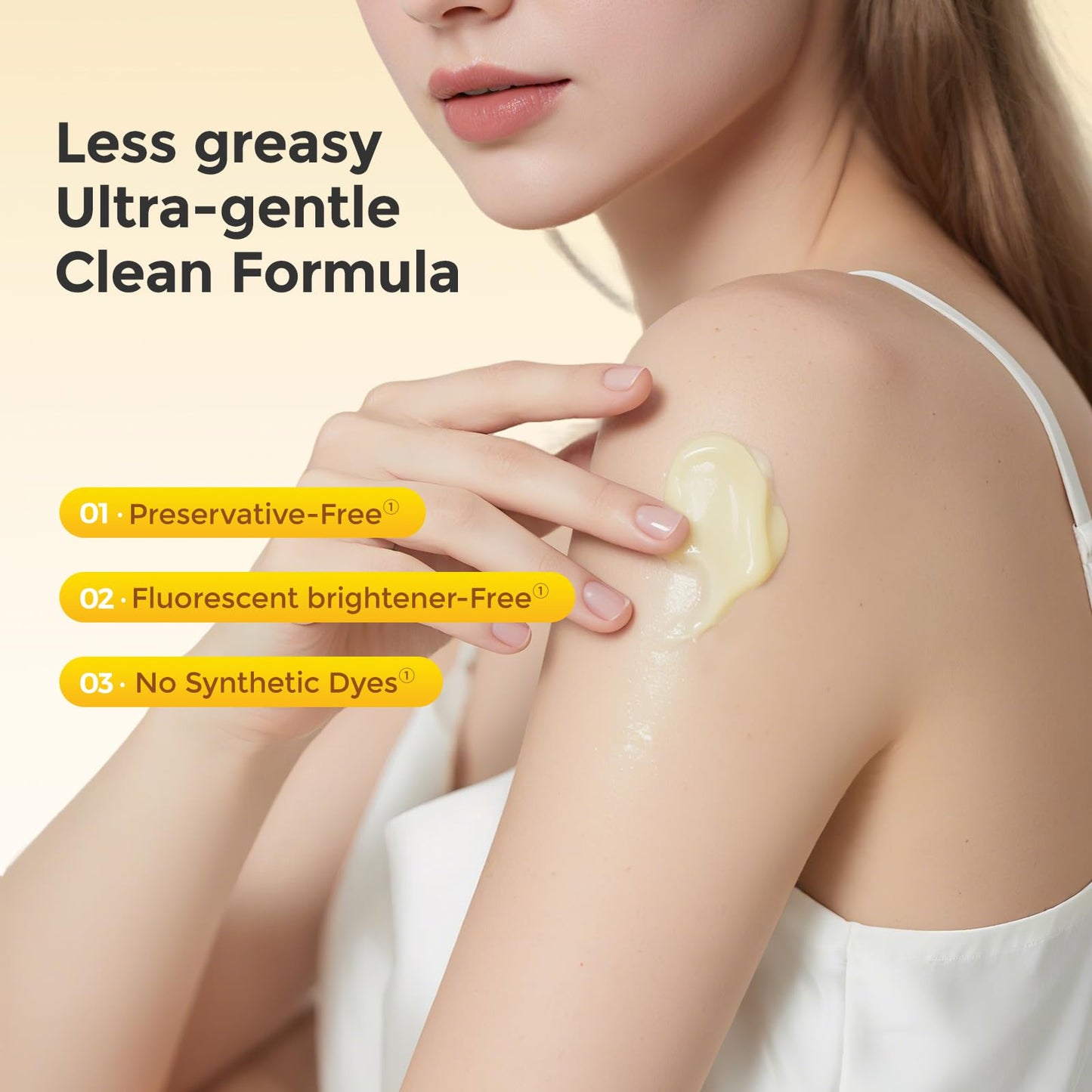 MATERN'ELLA Body Moisturizer with Egg Yolk Oil, Natural Body Lotion Long-Lasting Hydration 48h with Squalane & Sodium Hyaluronate Cream Suitable for Sensitive Skin Fragrance Free 17.6 oz