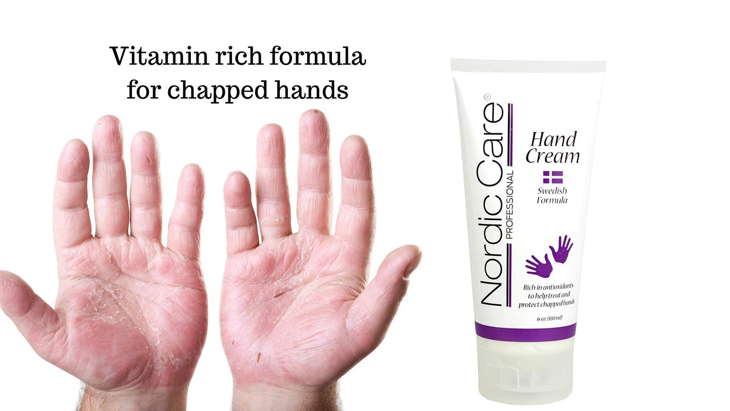 Nordic Care Foot Care Cream (2 pack) + Hand Cream | Hydrates and Treats Severely Dry Feet & Cracked Heels | Urea & Glycerin Relieves Itchy Dry Skin