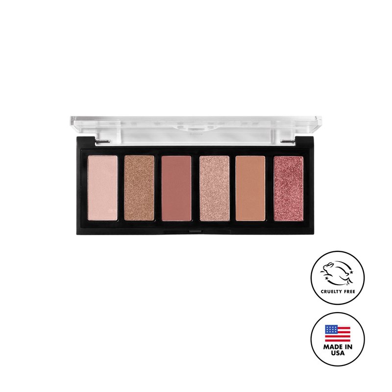 Milani Gilded Mini Eyeshadow Palette with 6 Matte & Shimmer Hues - It's All Ros√©