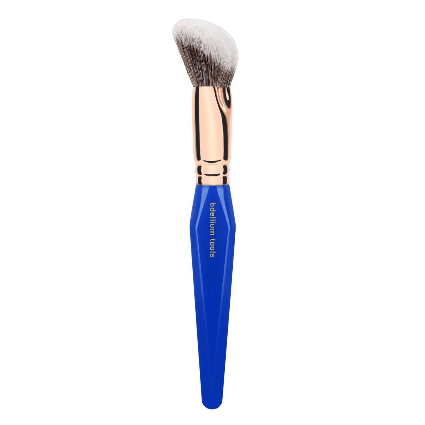 Bdellium Tools Professional Makeup Brush - Golden Triangle 968 BDHD Phase II - With All Vegan and Soft Synthetic Fibers, For Versatile Application & Blending (Blue, 1pc)