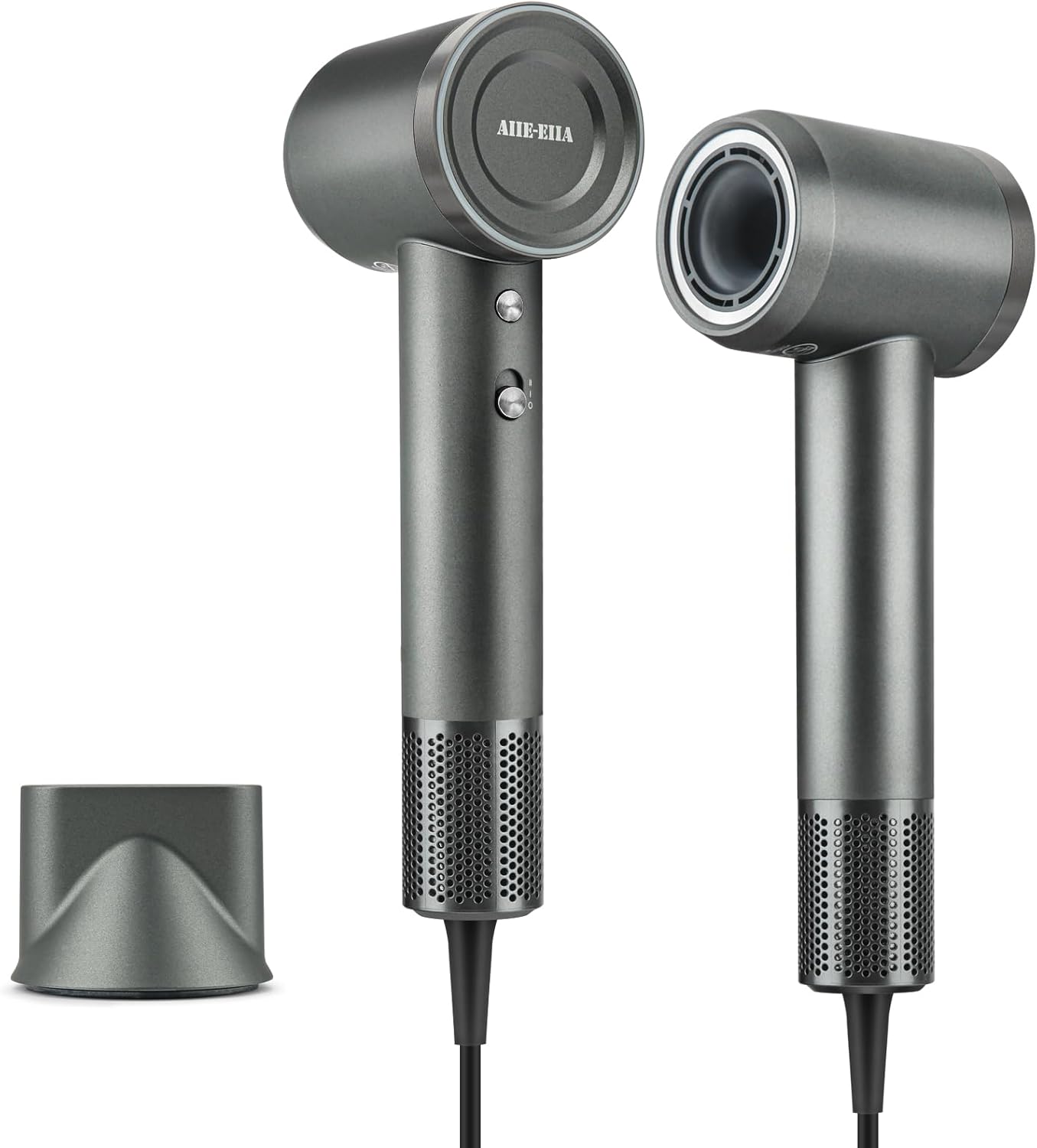 High-Speed Hair Dryer - Negative Ionic Technology for Fast Drying | Lightweight & Low Noise, Gray