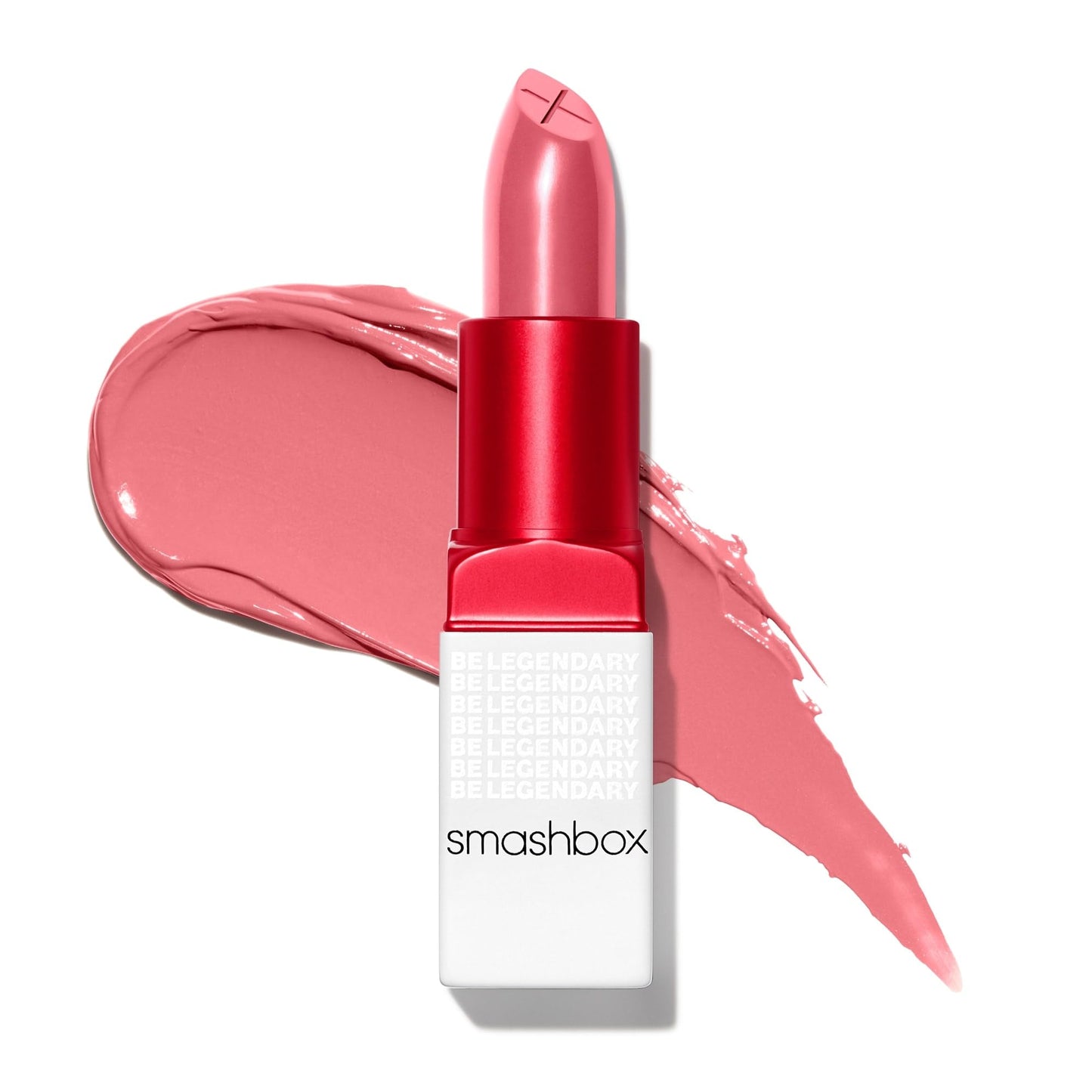 Smashbox Be Legendary Prime & Plush Lipstick | Creamy Satin Lipstick with Peptide-Infused Primer Oil Complex & Moisture-Boosting Ceramides, Literal Queen, 0.14 Ounce