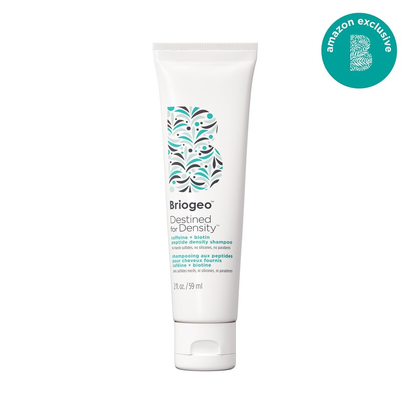Briogeo Destined for Density Caffeine + Biotin Peptide Density Shampoo | Increases Hair Thickness and Volume for Fine or Thinning Hair | Sulfate-Free | Vegan & Cruelty-Free | 2 fl oz