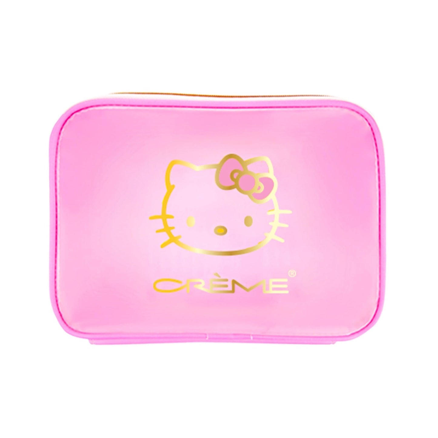 The Crme Shop Hello Kitty Perfect Pink Travel Case, Makeup & Cosmetic Bag for Women, Travel Essentials