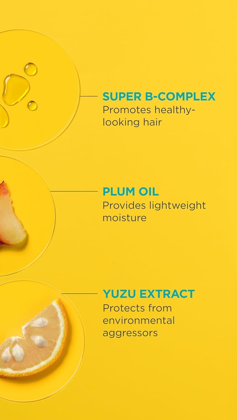 Briogeo Yuzu + Plum Oil Air Dry Cream - Lightweight Styling Cream for All Hair Types
