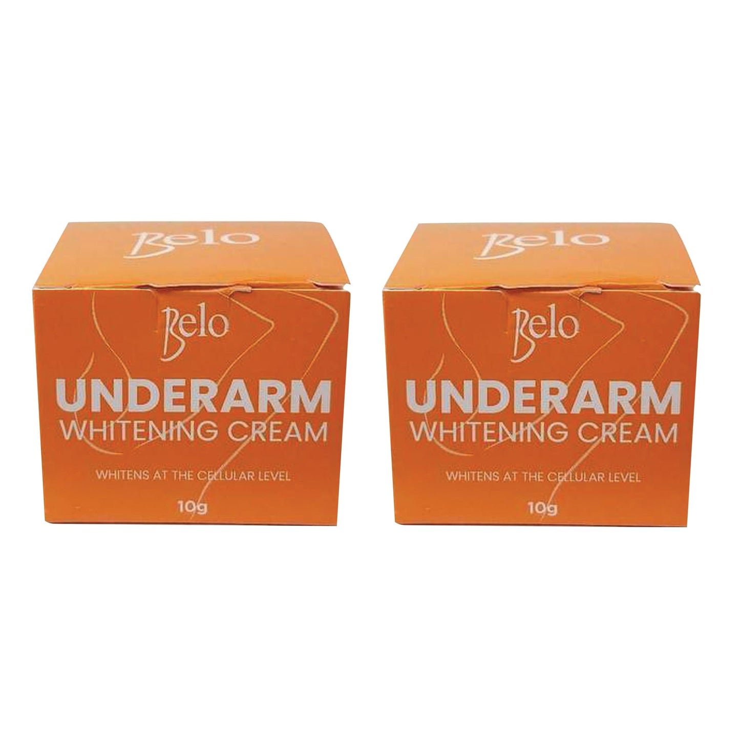 Belo Cream Underarm Cream Orange 10g, Pack of 2