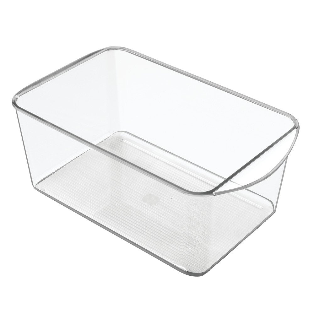 InterDesign Linus Bin, Clear, 6" x 10-1/4" x 4" h