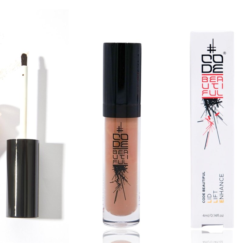 CODE Beautiful Eye Primer and Under Eye Concealer | Eye concealers | Eyeshadow Primer | Eye Lift - The Antidote To Tired Eyes | Vegan & Cruelty Free | LLE Lid Lift Enhance (Deep Moments)
