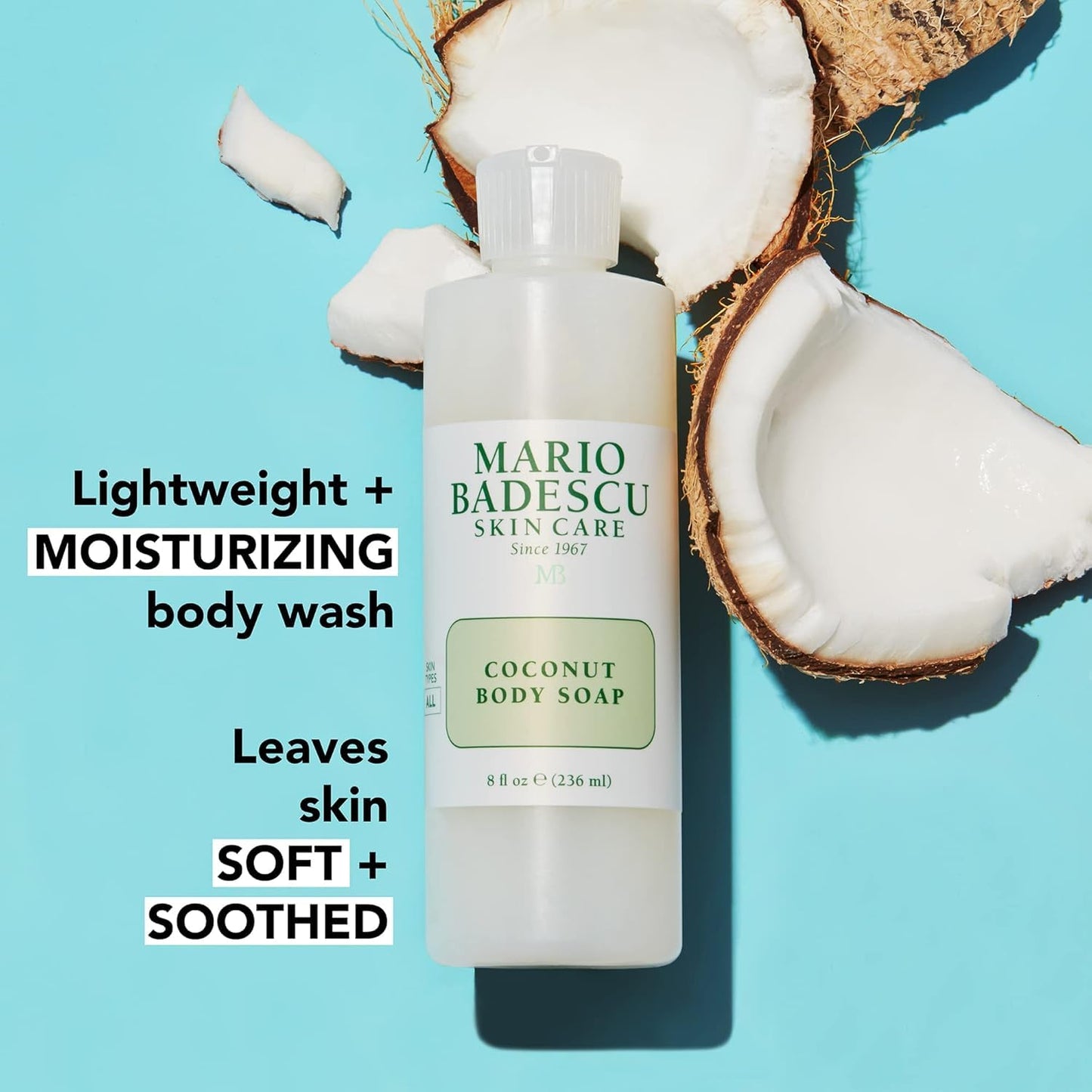 Coconut Body Wash & Body Butter Bundle - Hydrating Shower Gel & Moisturizing Cream for Soft Skin | Summer Essentials