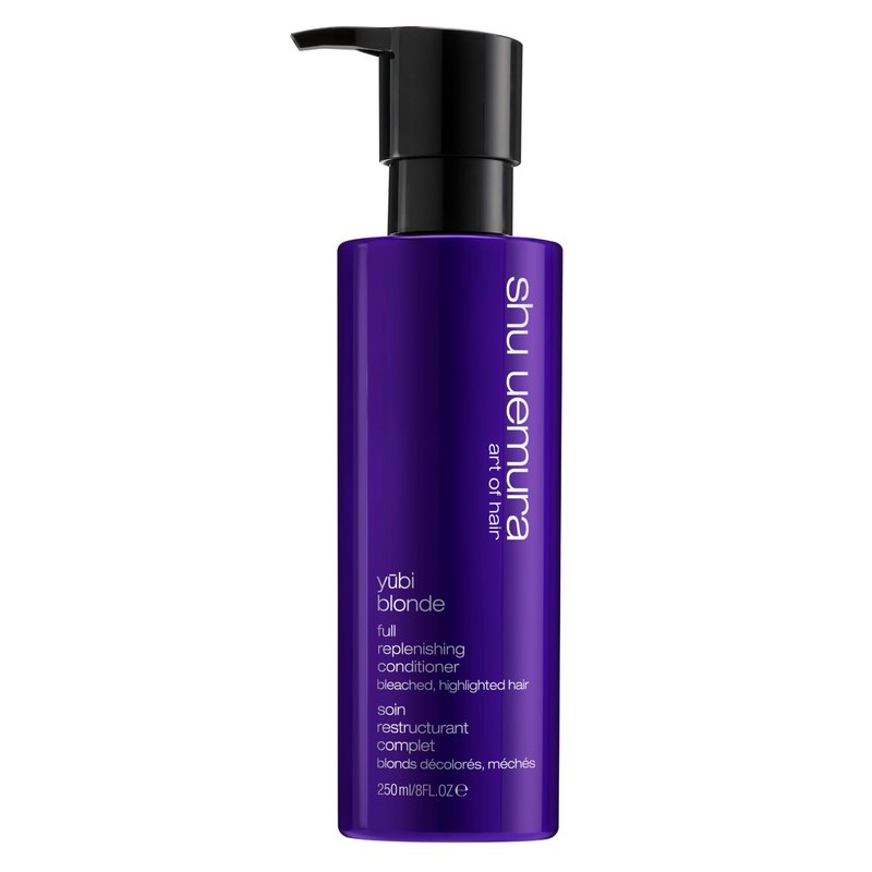 shu uemura art of hair Yubi Blonde Nourishing Conditioner For Blonde Hair - Prevents Breakage and Split Ends, Nourishes and Adds Shine, Color Safe, 8 Fl Oz