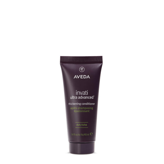Aveda Invati Ultra Advanced Thickening Conditioner Rich | Step 2 of 4 | Reduces Hair Loss by 77% | for Medium to Thick Thinning Hair Types | Normal to Oily Scalp | 96% Naturally Derived*, 1.3 Fl Oz