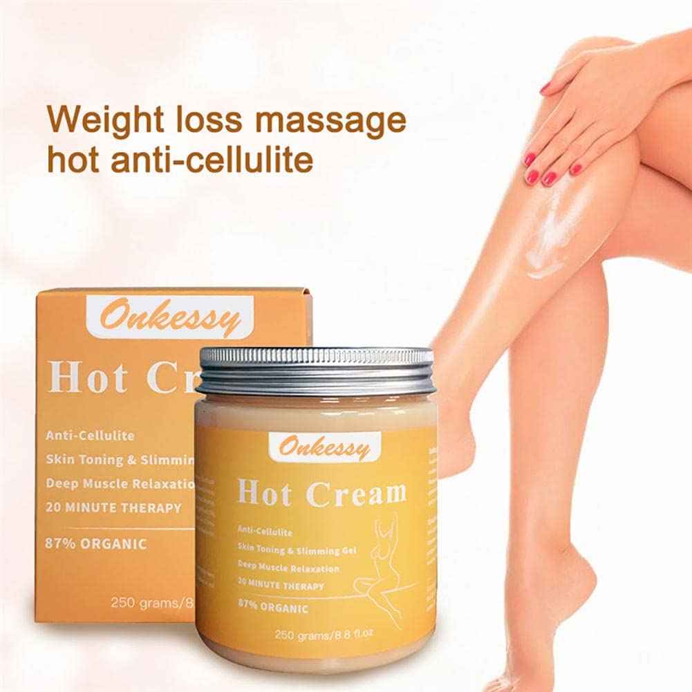 Hot Cream Cellulite and Fat Burner Body Slimming Cream for Belly Fat Burner Body Shape Anti Cellulite Body Wrap Lotion for Weight Loss Crema quemadora de grasa Abdominal