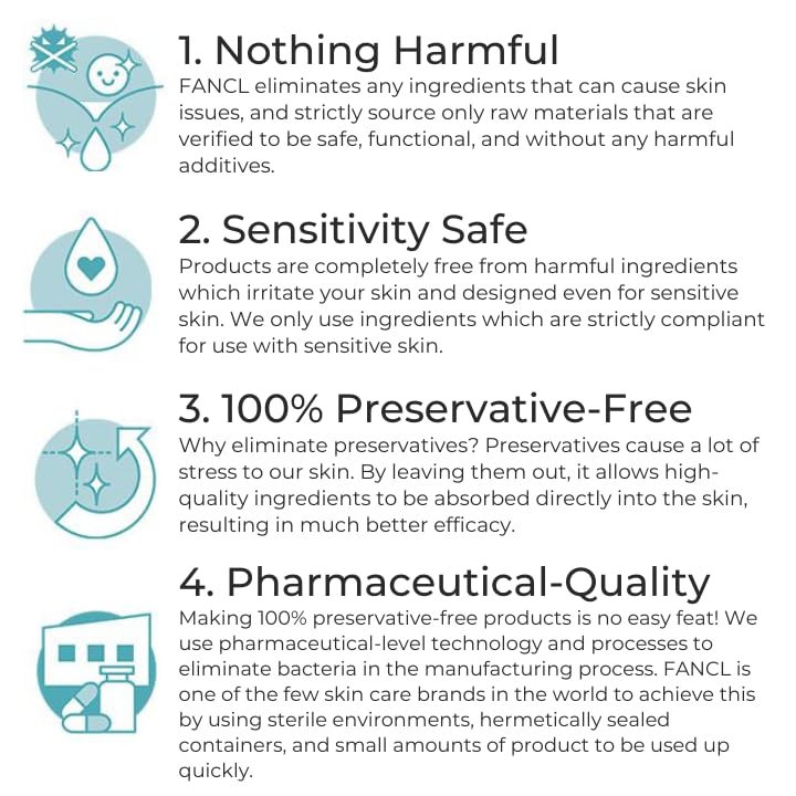 FANCL Facial Cleansing Powder – Japanese Powder-to-Foam Cleanser with Agar & Rice Starch, Gently Removes Impurities & Clogged Pores, Preservative-Free Hydrating Formula [US Exclusive Edition]