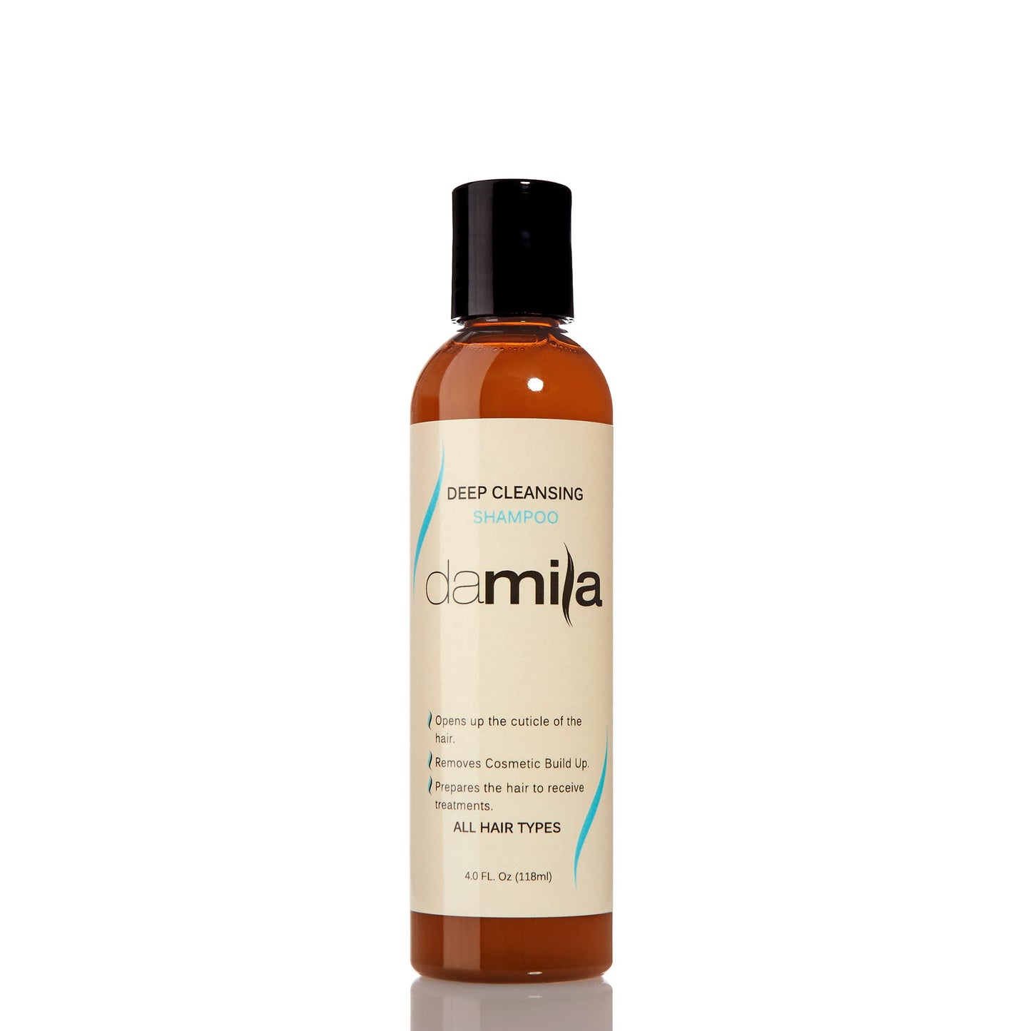 damila Deep Cleansing Shampoo - Clarifying Shampoo For All Hair Types - Degreases, Removes Residue and Product Build Up - Prepares Hair for Keratin Hair Treatment (4 Fl Oz)