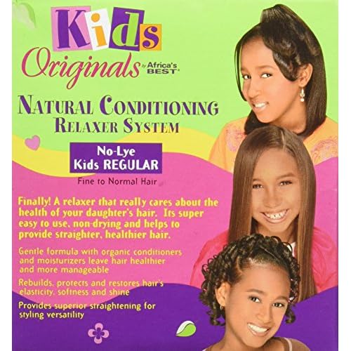 Originals by Africa's Best Kids Natural Conditioning Relaxer System With Scalpguard (Regular Kit) Fortified and Enriched with Our Special Herbal Blend, Protect and Strengthen Your Child¡¯s Hair
