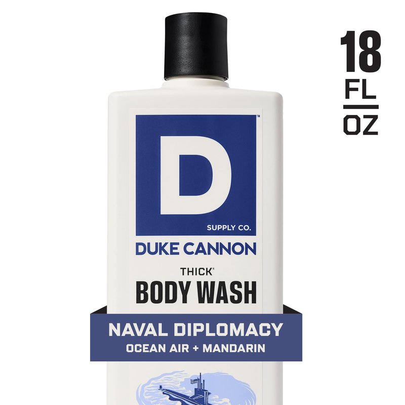 Duke Cannon Supply Co. THICK High-Viscosity Body Wash for Men - Smells Like Naval Supremacy, 17.5 Fl Oz 3PACK