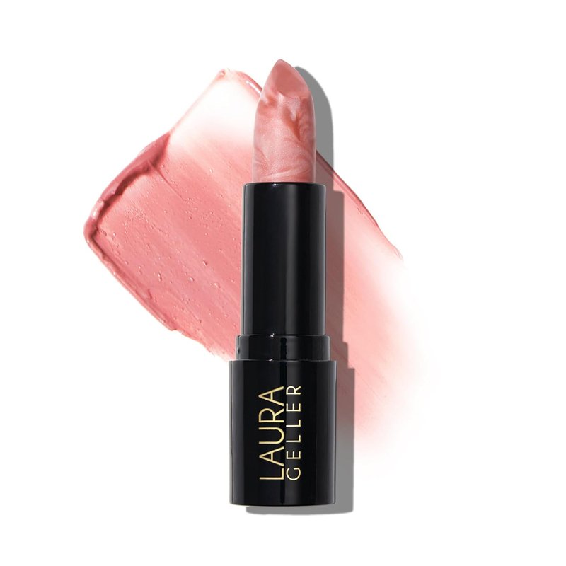 Laura Geller Italian Marble Sheer Lipstick - Berry Vanilla | Hydrating, Lightweight Formula with Vitamin E