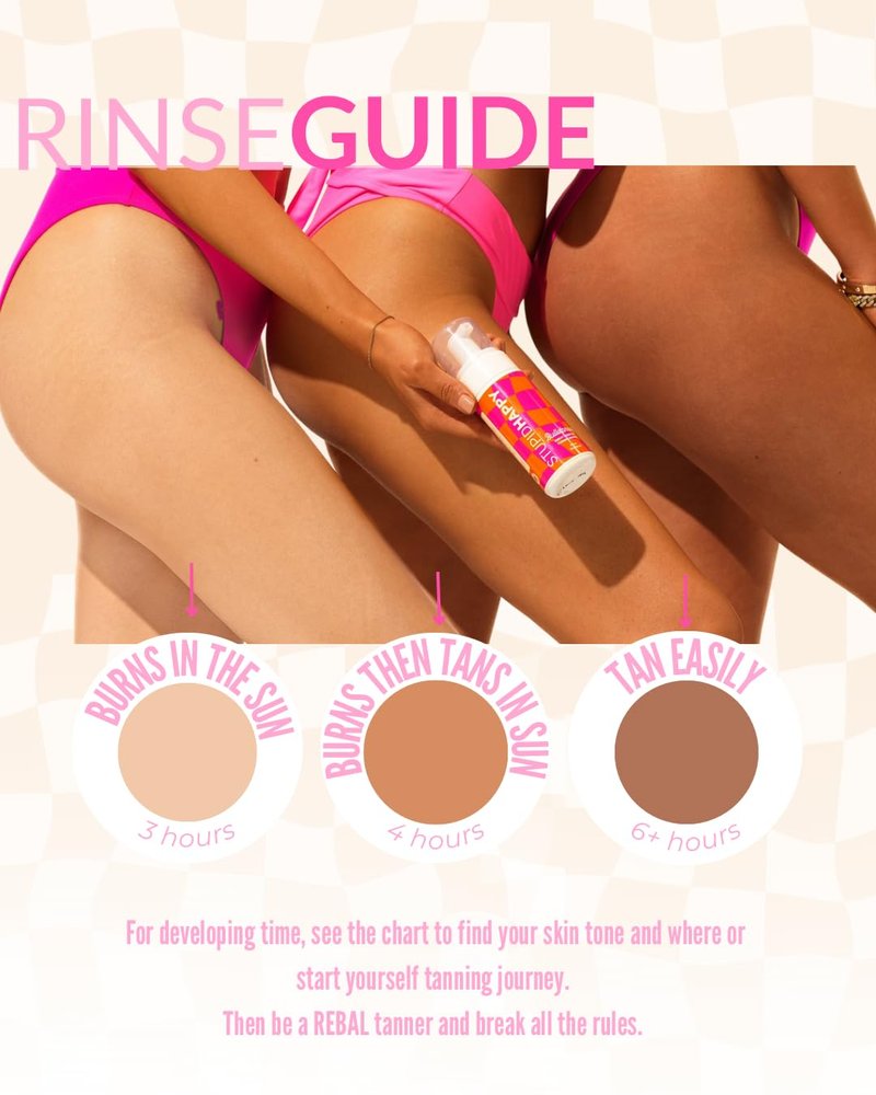 Self Tanner Mousse for Women - Streak-Free, Odor-Free & Sweat-Resistant | Natural Medium Tan, 4.2 fl oz