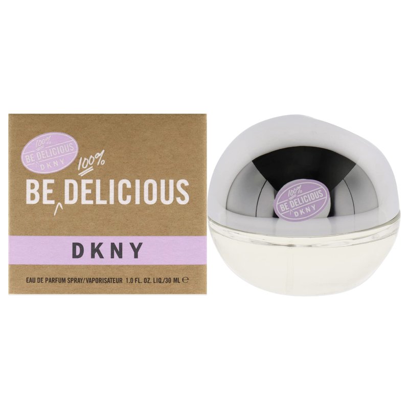 DKNY Be 100% Delicious Eau de Parfum Perfume Spray For Women, 1.0 Fl. Oz.