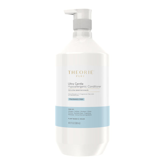 Theorie Pure Collection Hypoallergenic Conditioner -Plant-Based & Vegan - for Soothes Itchy & Allergy Prone Skin - Fragrance-free - Sensitive Scalp, Pump Bottle -800mL - 1 Pack