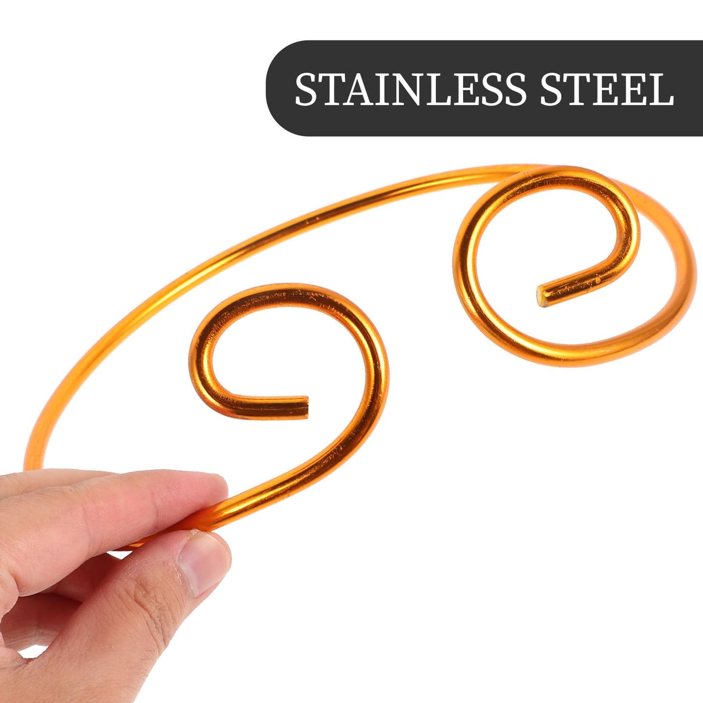 FRCOLOR Monkey King Headband Stainless Steel Hair Accessory for Monkey Cosplay Carnival Party Masquerade Performance, Golden
