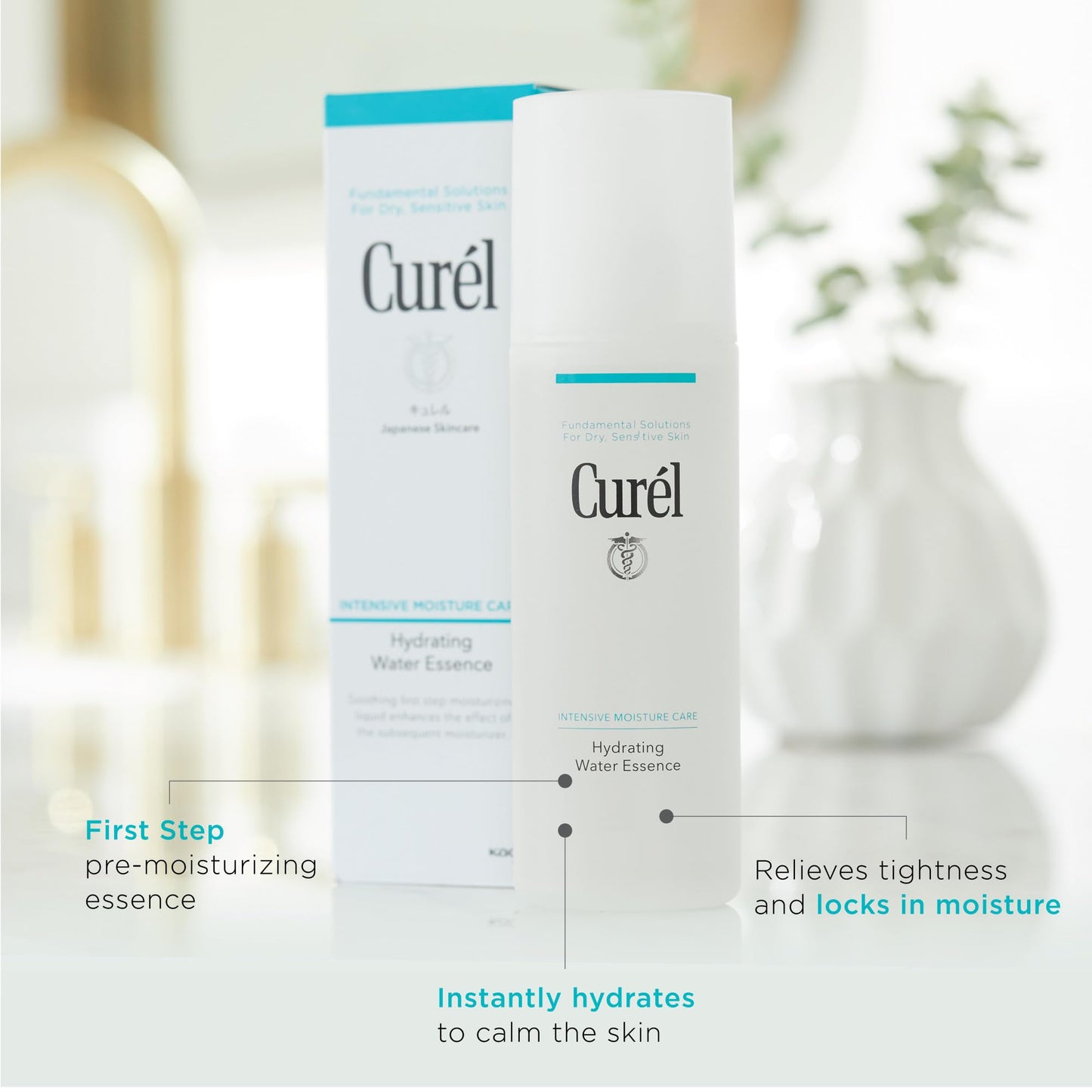 Curel Japanese Skin Care Hydrating Water Essence, Moisturizer, 5 fl oz