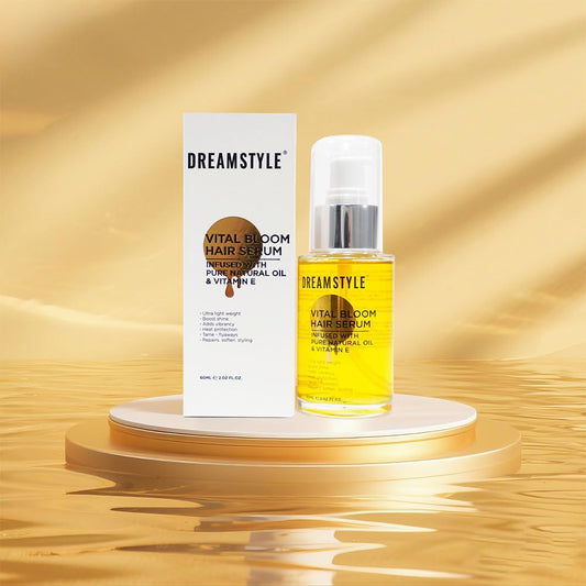 Monaluxe Hair Oil Vital Bloom Hair Serum, pure natural oil & vitamine, Smooth Frizz and Add Shine Strengthens, All Hair Types (2.02 Fl Oz)
