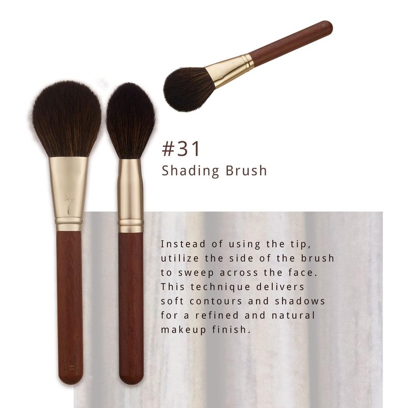**Precision Shading Brush for Soft Contouring - K-Pop Artist Designed | Makeup Tool for Flawless Looks**