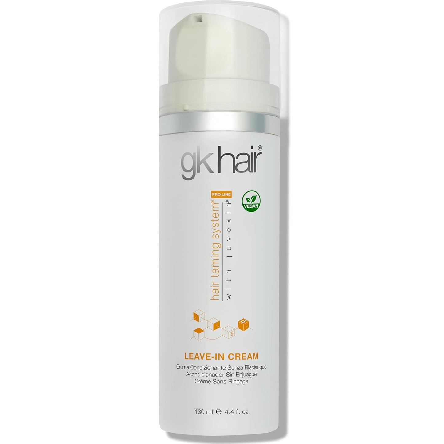 GK HAIR Vegan Leave-In Conditioner - Hydrating & Smoothing for Dry, Damaged Hair | 4.4 Fl Oz (130ml)