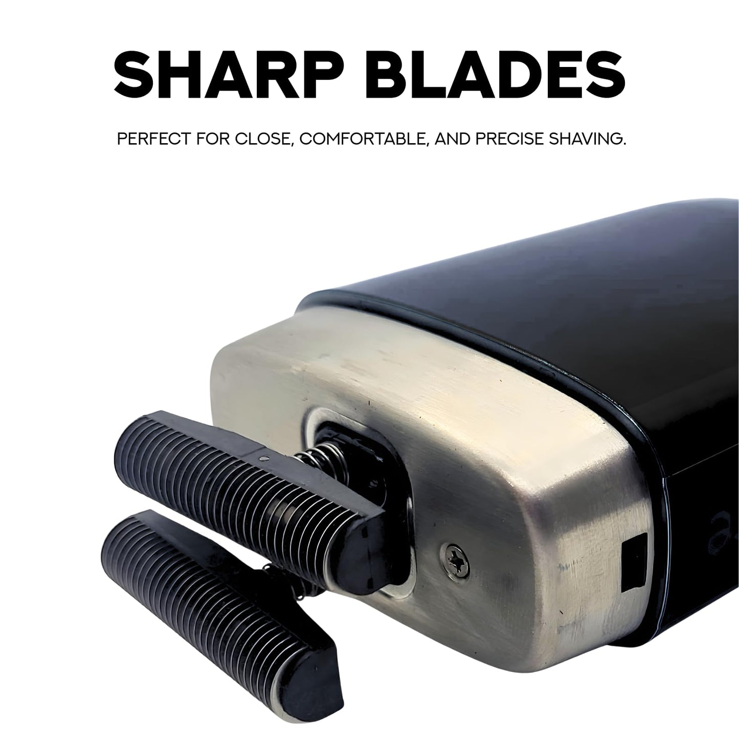Supreme Trimmer Crunch Lite STF600 | Professional Double Foil Shaver for Men | Cordless & Corded, 60 Min Runtime, Hidden LED Display | Barber Face & Head Finishing Razor