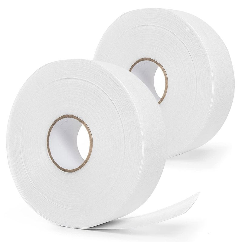 Non-Woven Wax Strip Roll - 2PCS Tear-Resistant Waxing Paper for Body & Facial Hair Removal | 2.76" X 100 Yards