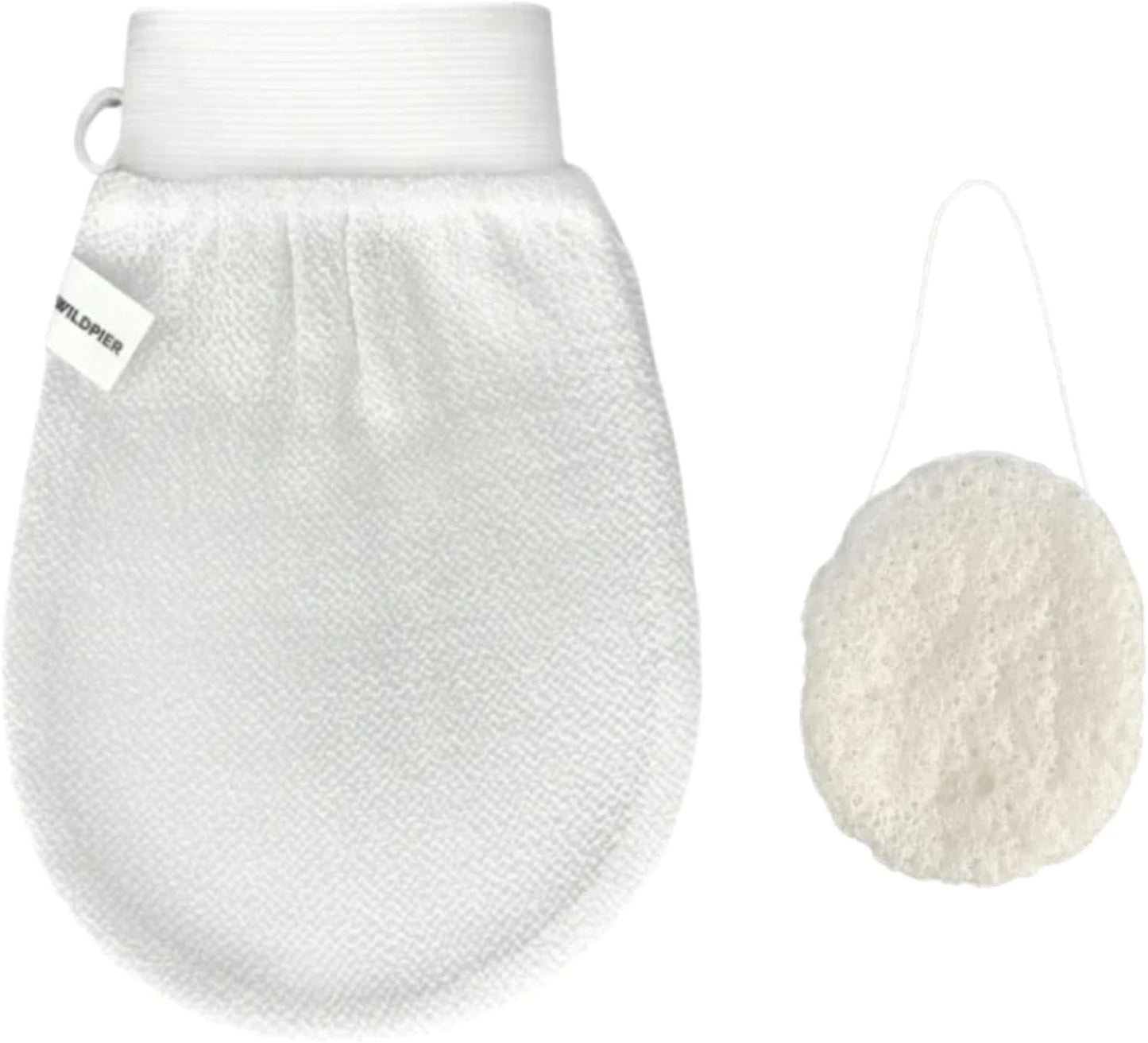 Deep Exfoliating Glove & Konjac Sponge Bundle - Natural Skin Care Set