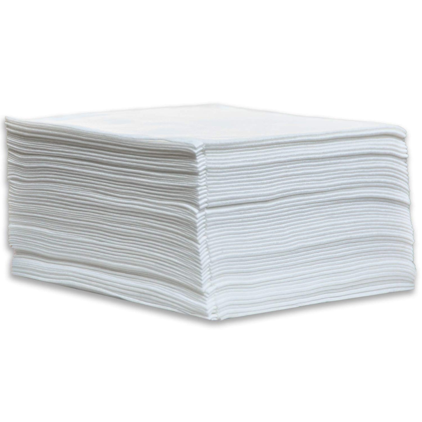 DAVELEN Essential Disposable Hair Towels for Women, 32 inch X 16 inches Each, Super Absorbent Quick Dry Hair for Drying Curly, Long & Thick Hair (White) (50)