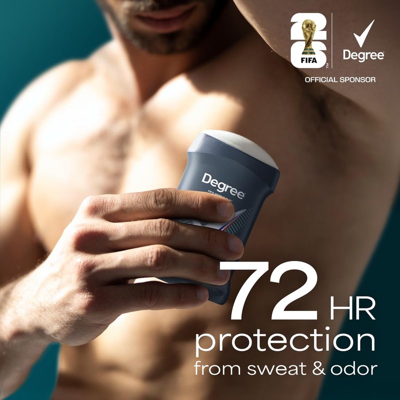 Degree Men Advanced Antiperspirant Deodorant 72-Hour Sweat and Odor Protection Sage and Ocean Mist Deodorant for Men with Motionsense Technology 2.7 oz 4 Count