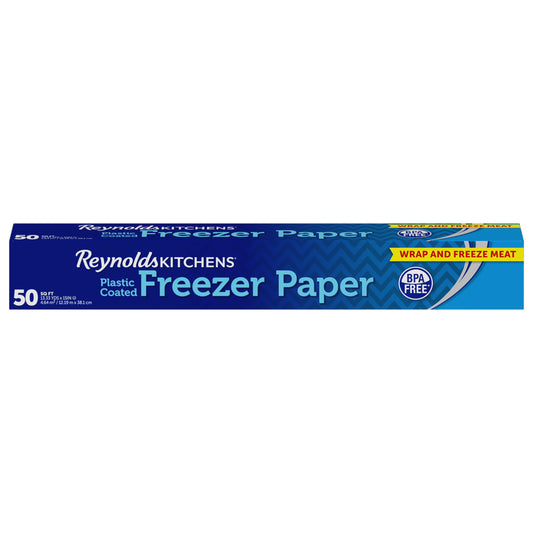 Reynolds Kitchens Plastic-Coated Freezer Paper, 50 Square Foot Roll