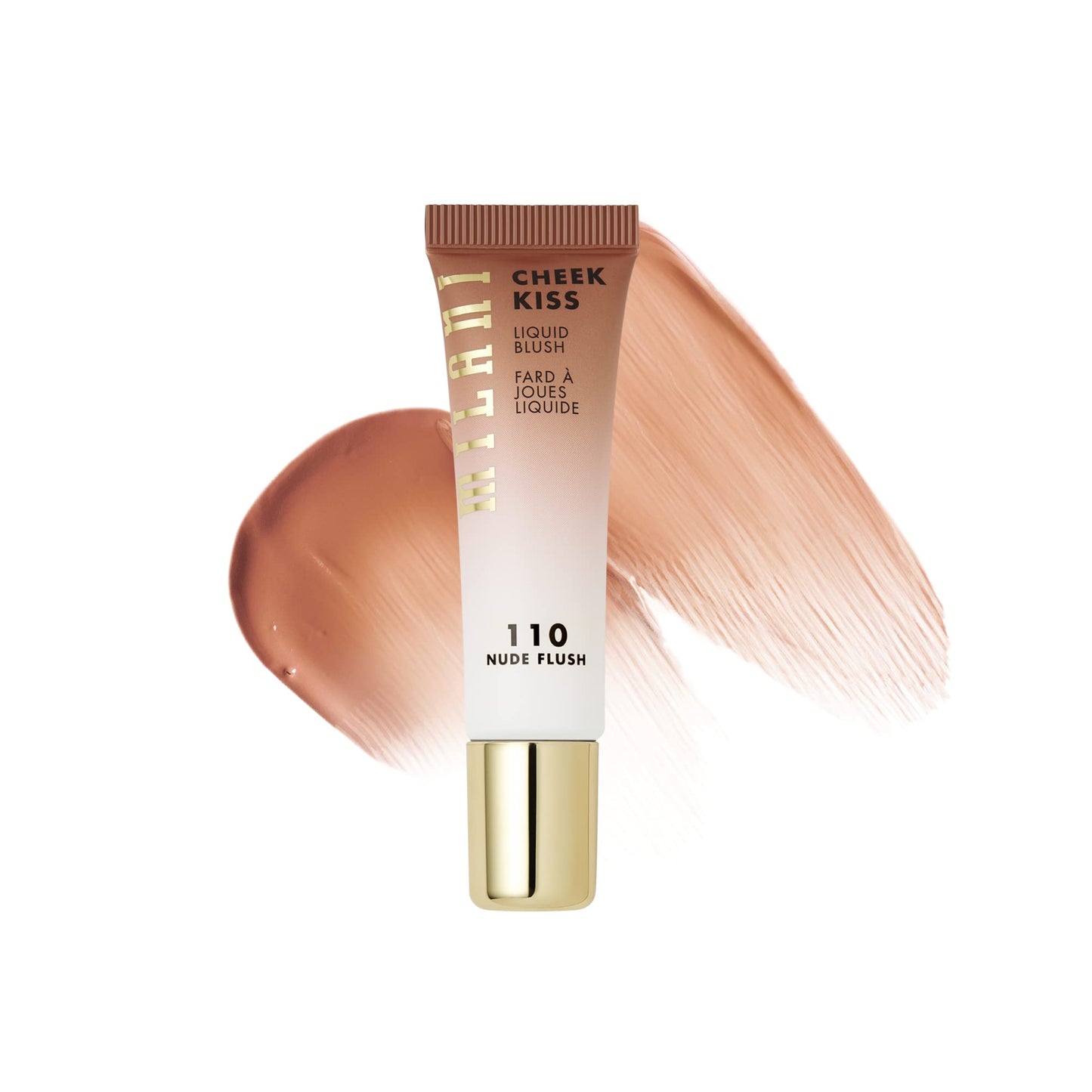 Milani Cheek Kiss Liquid Blush Makeup, Lightweight, Blendable & Buildable for Radiant Flushed Cheeks, Skin-Loving Formula - Nude Flush