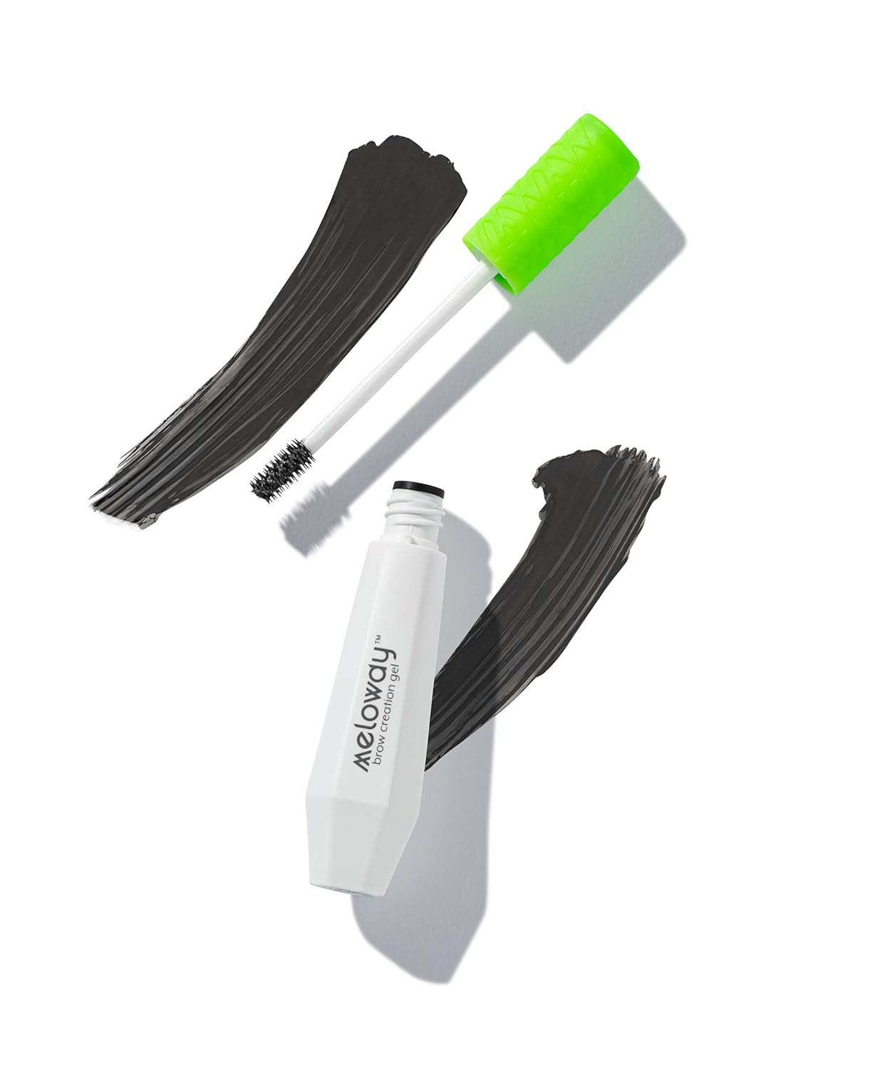 Brow Creation Gel - Tinted Fiber Gel for Thicker, Fluffier Brows | Vegan & Cruelty-Free - Licorice Tease (Black) - 6.0ml
